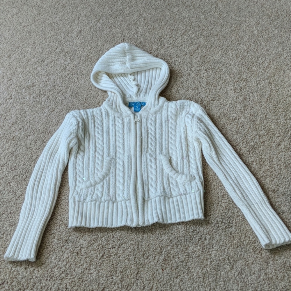 The Children's Place zippered knit hoodie
